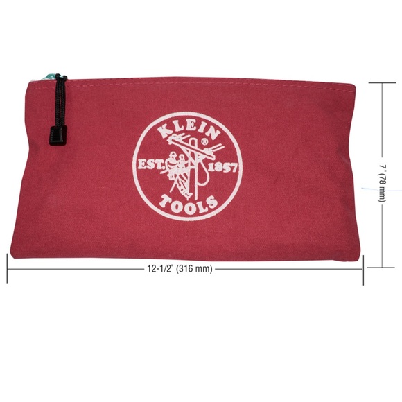Klein Tools Canvas Zipper Bags - Picture 2 of 3